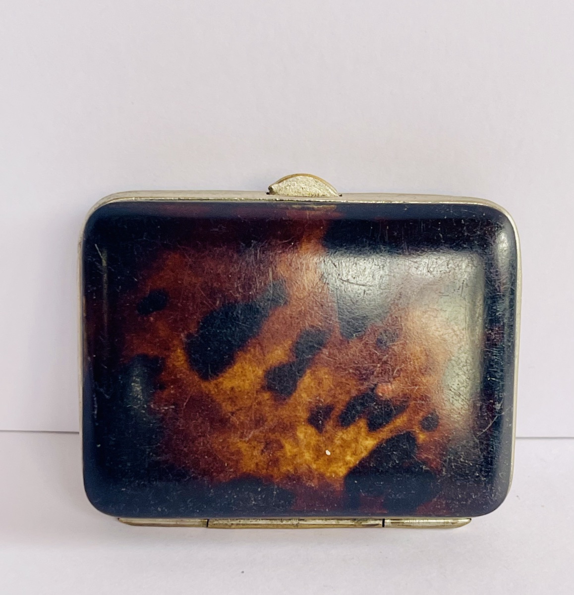 Tortoiseshell And Silver Coin Purse -photo-3